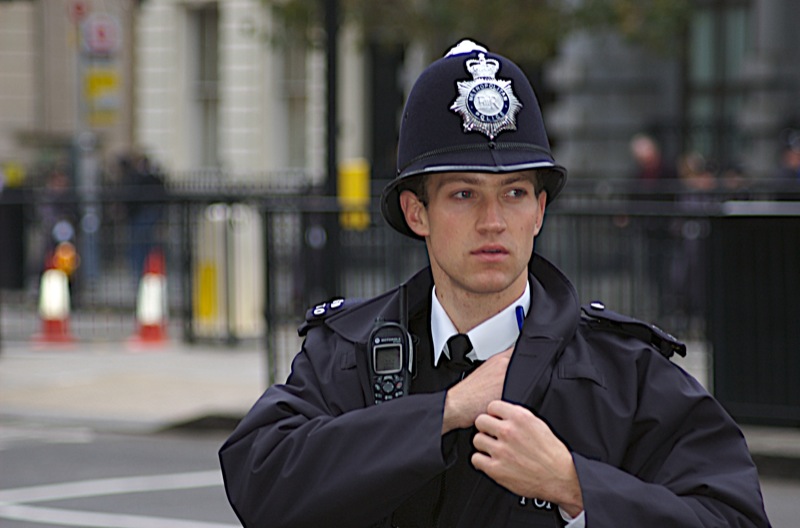 Britischer Polizist