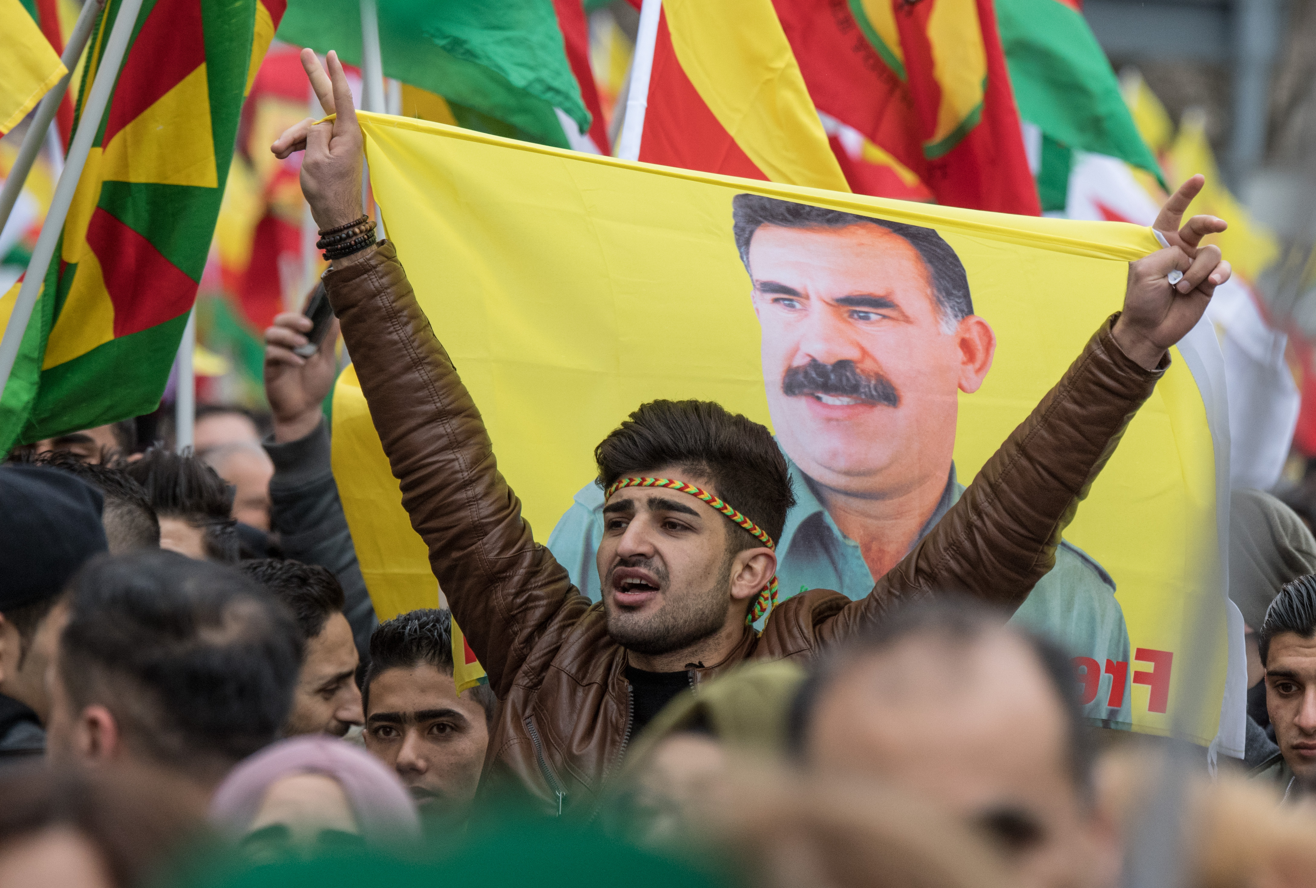 Kurdische Demonstranten