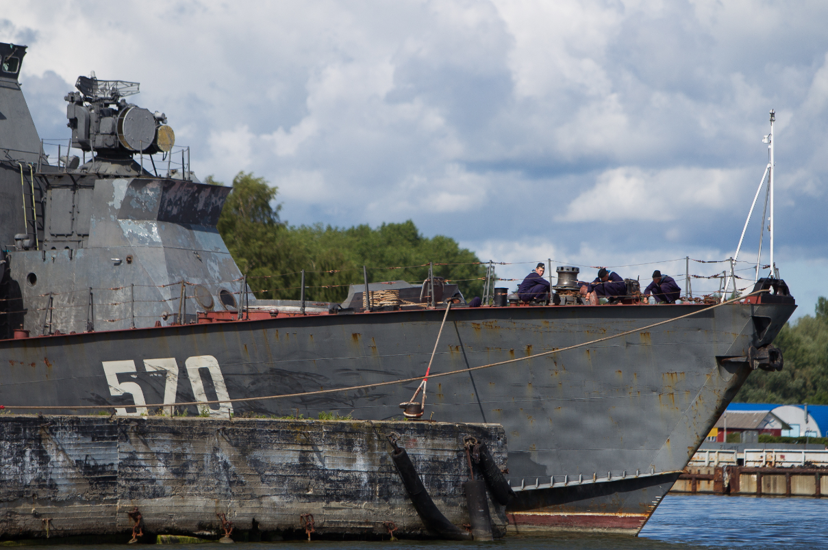 Russisches Militärschiff