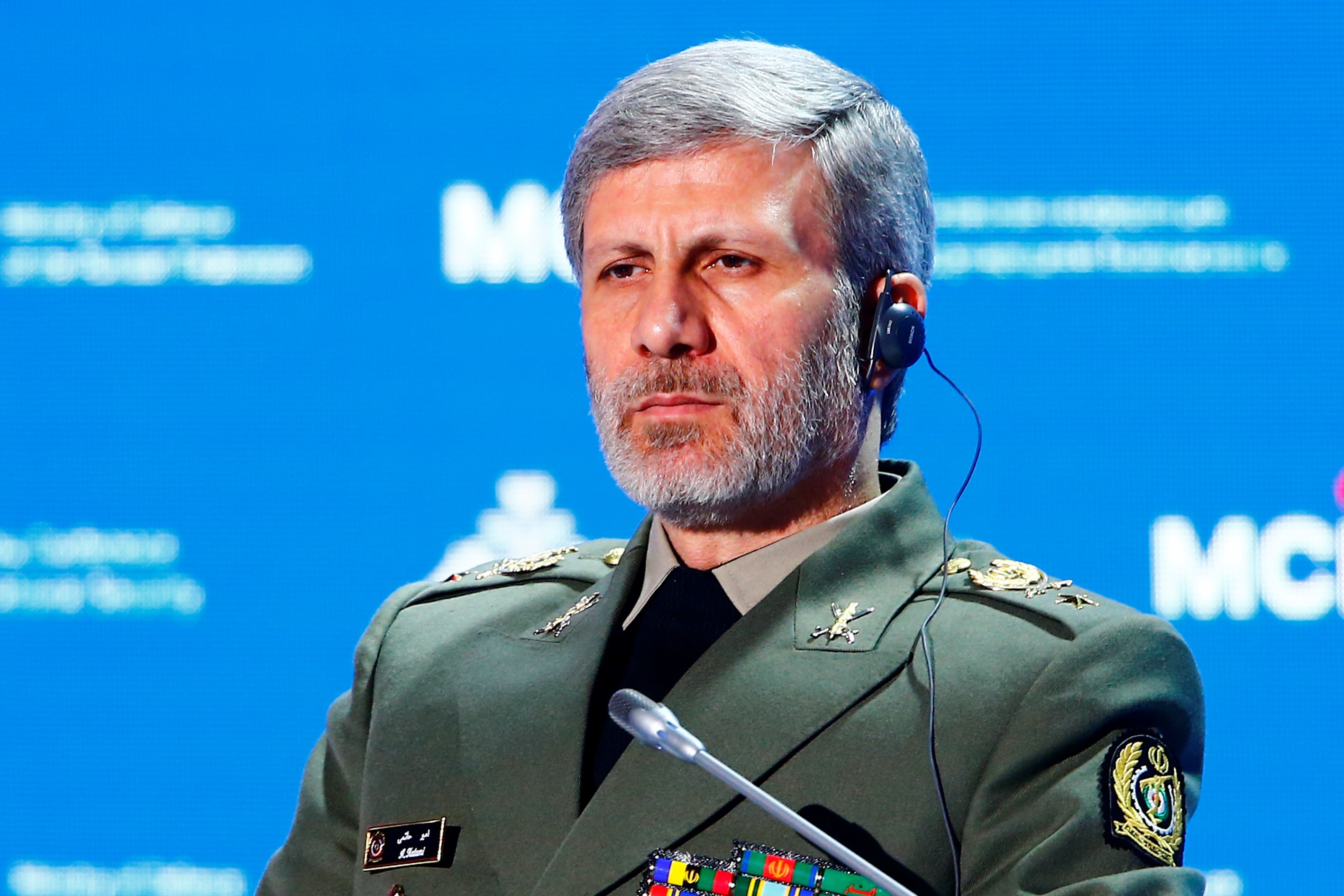 Iran’s Defence Minister Brig Gen Amir Hatami