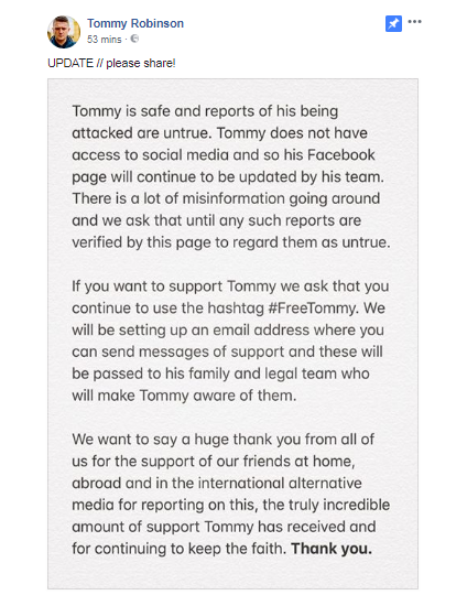 Post Tommy Robbins