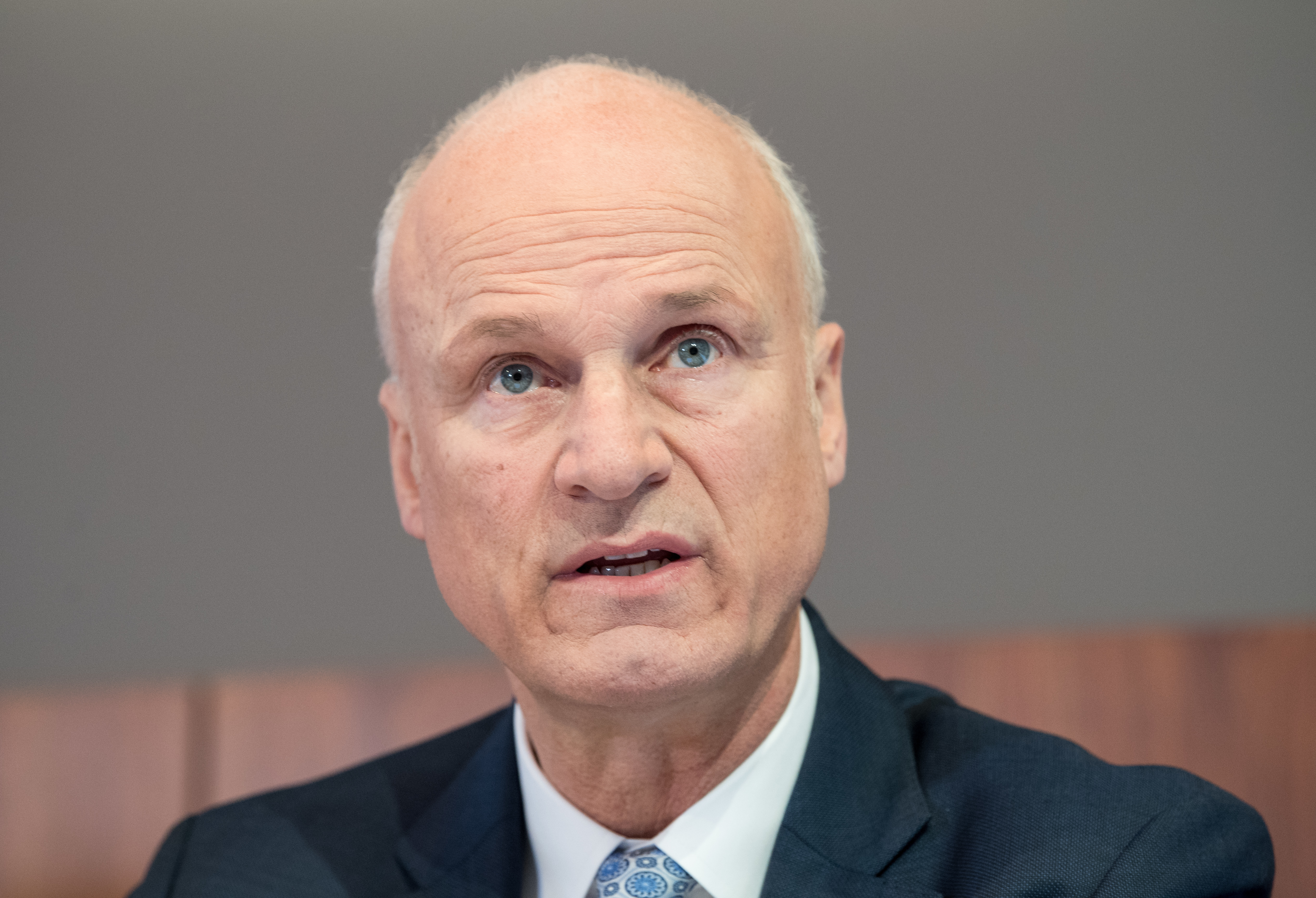 Carl-Ludwig Thiele, Vorstandsmitglied der Deutschen Bundesbank, spricht auf der Bilanz-Pressekonferenz der Deutschen Bundesbank