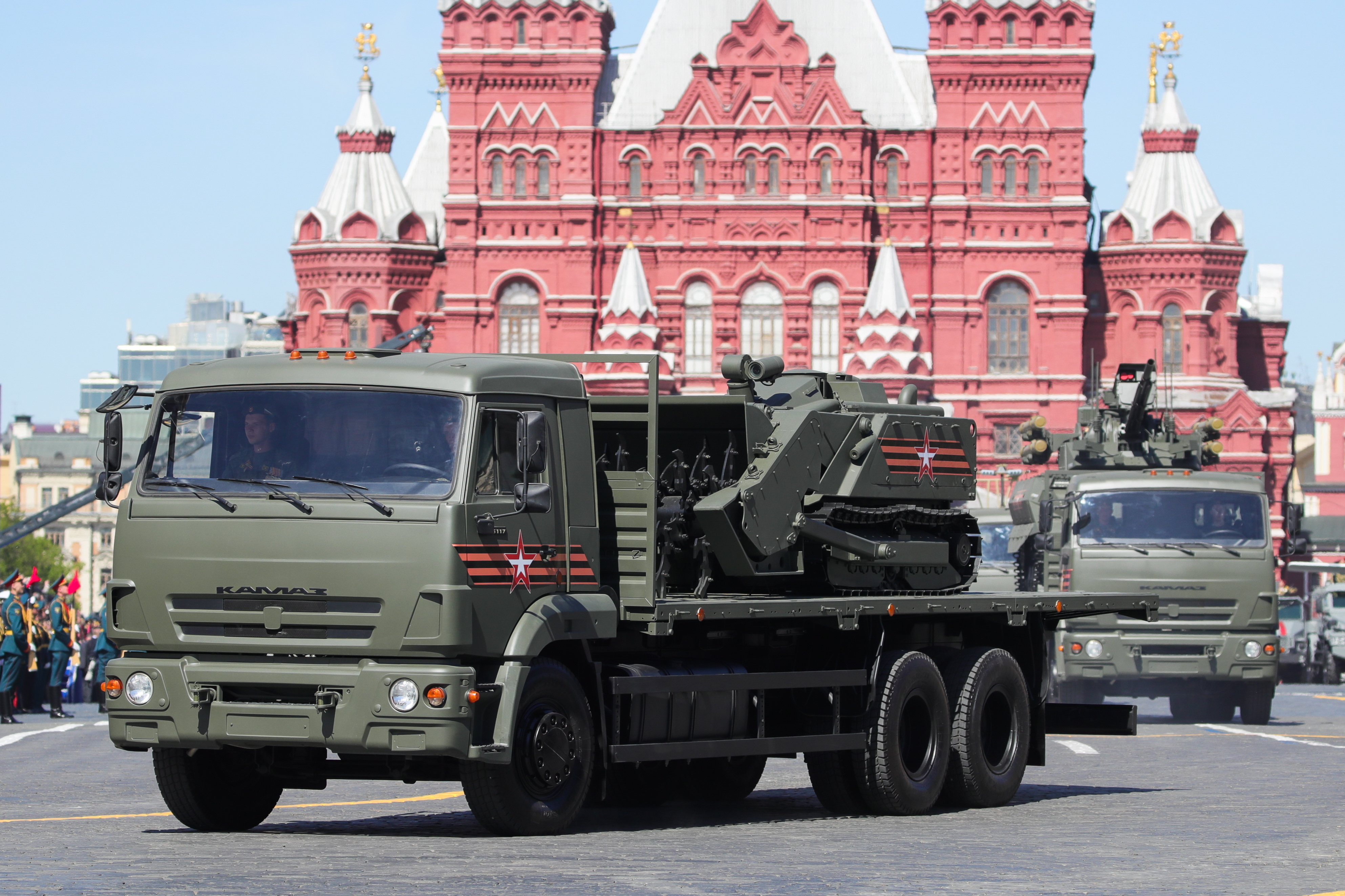 Uran-6 mine-clearing robotic system