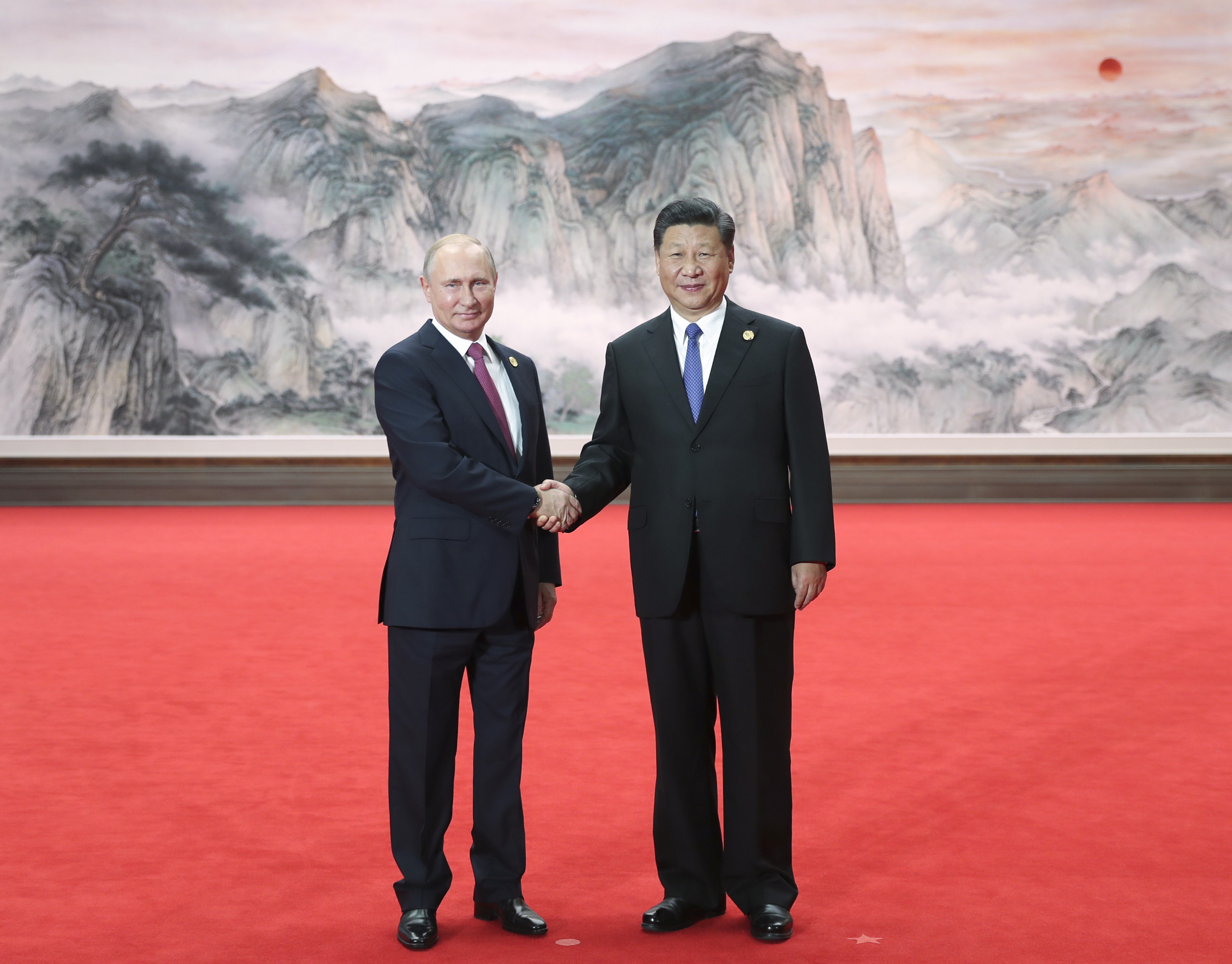 Russlands Präsident Putin und Chinas Präsident Xi
