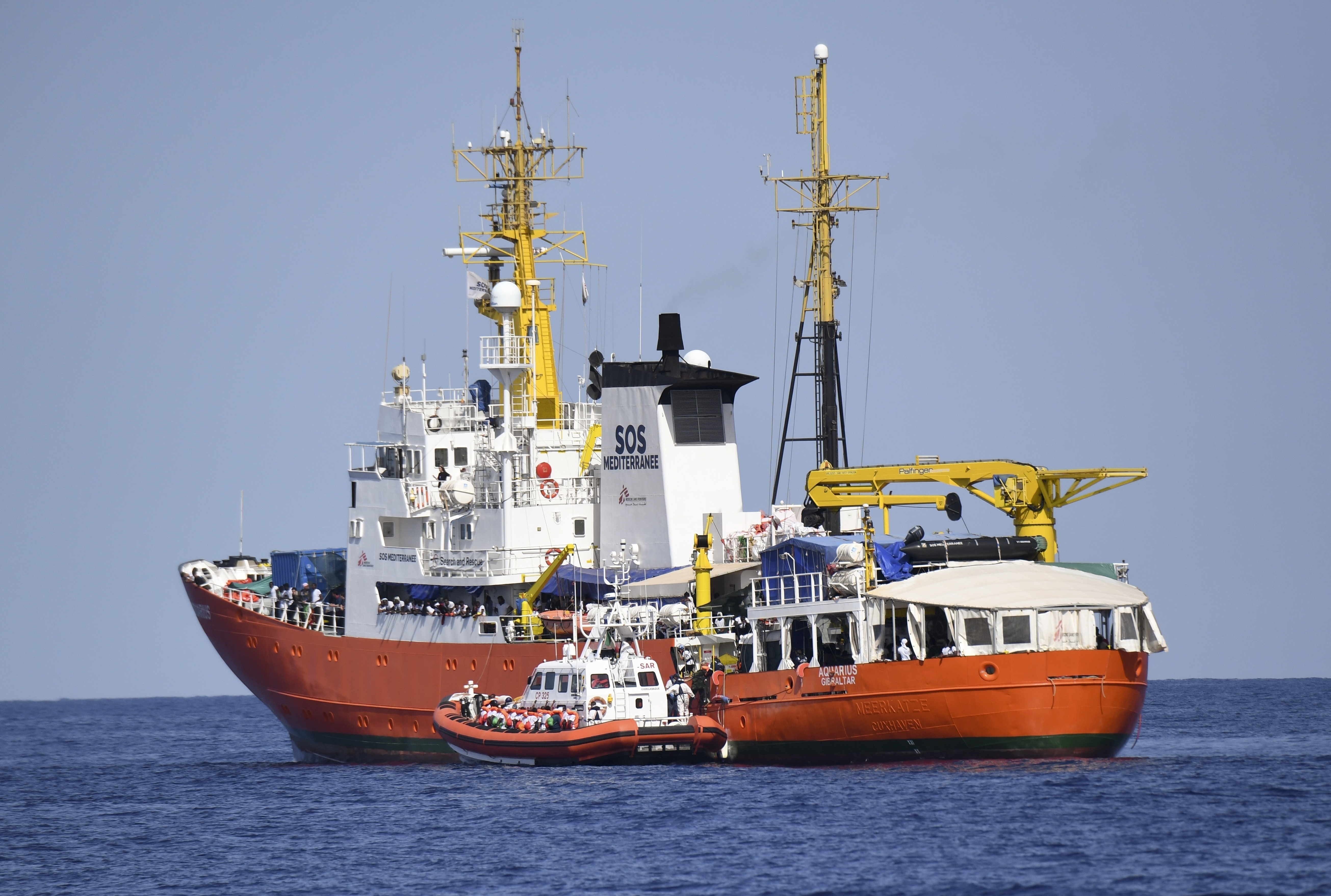 NGO-Rettungsschiff „SOS Mediterranee“