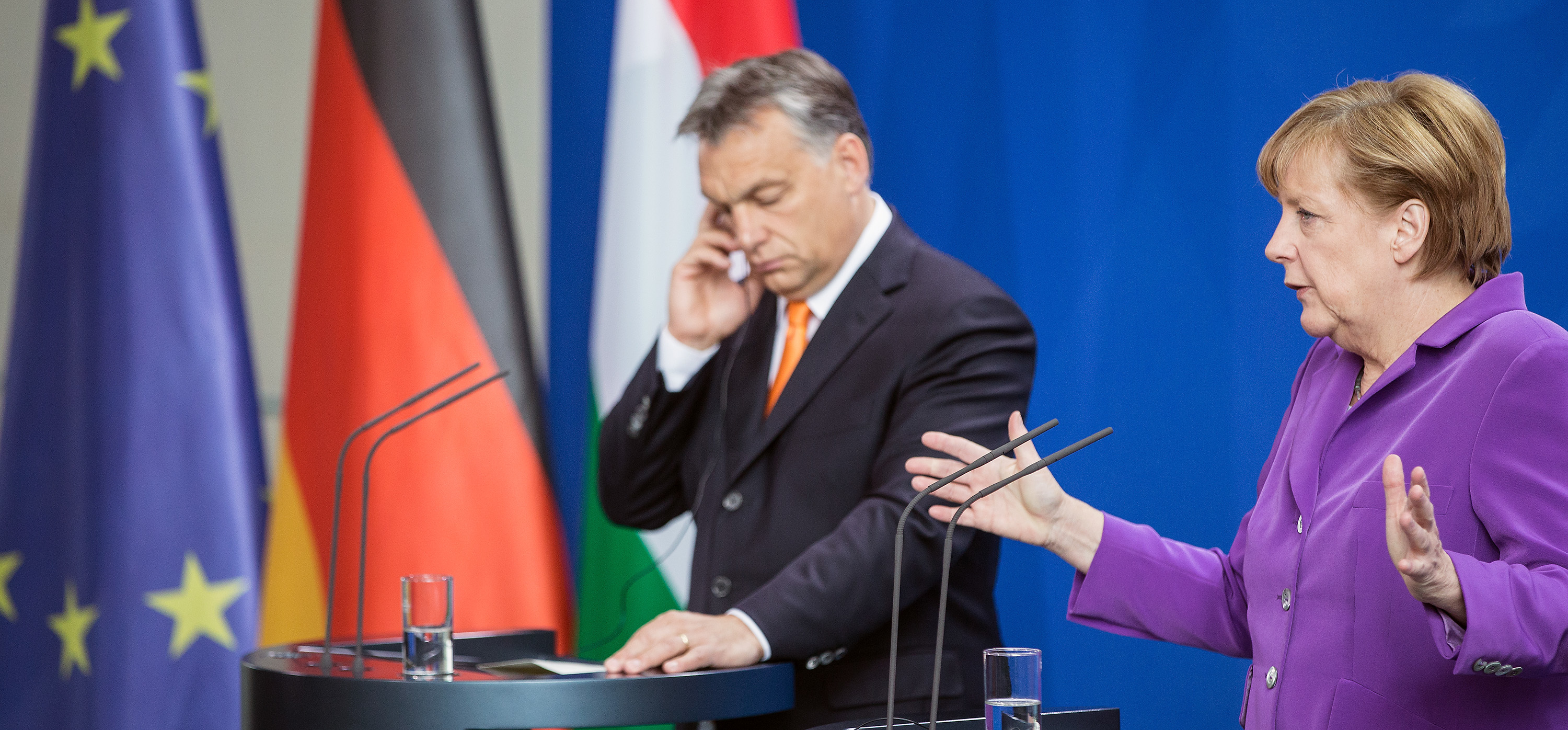 Merkel trifft Orban
