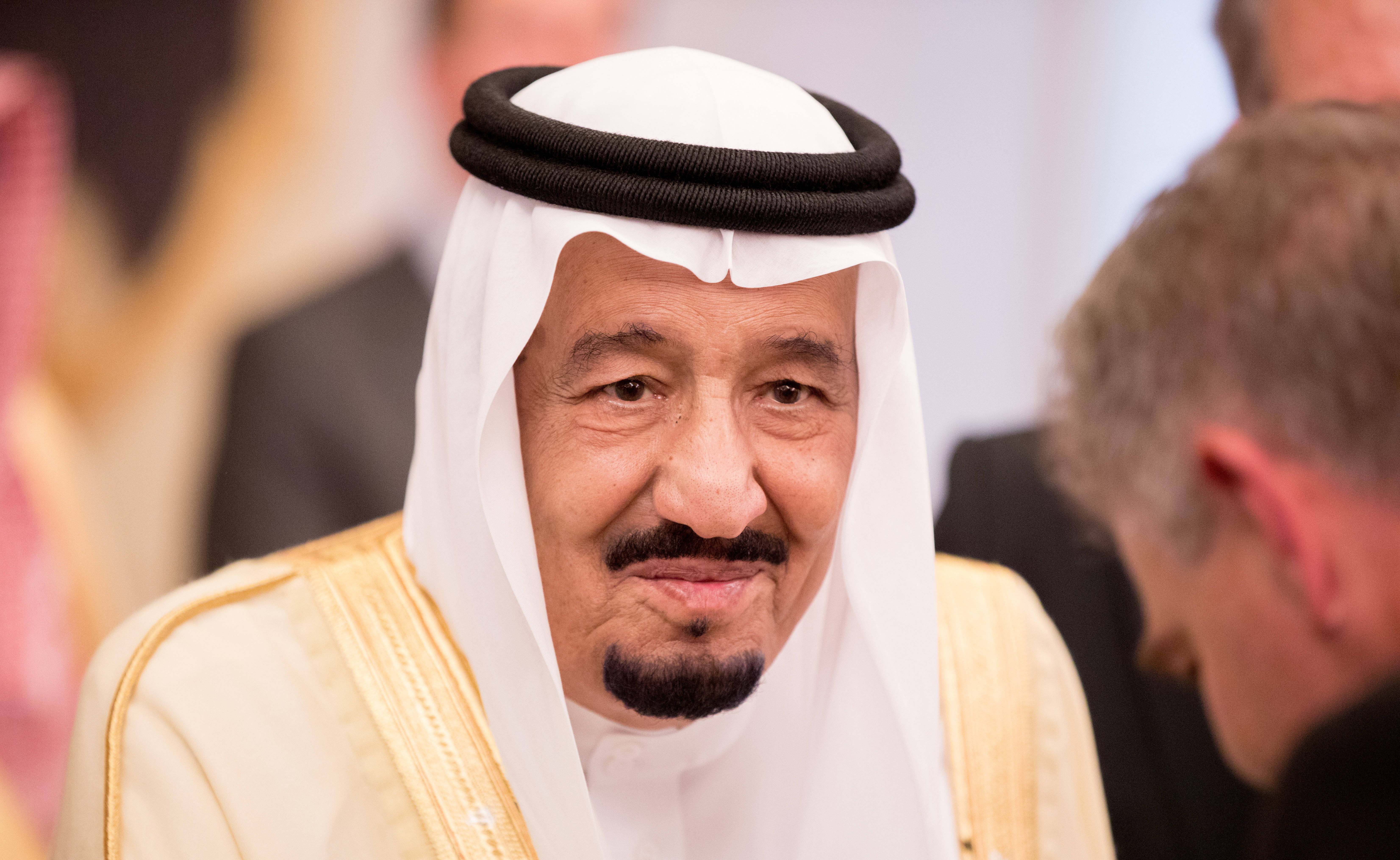 Der König des Königreichs Saudia-Arabiens, Hüter der Heiligen Stätten, Salman bin Abdelasis al-Saud