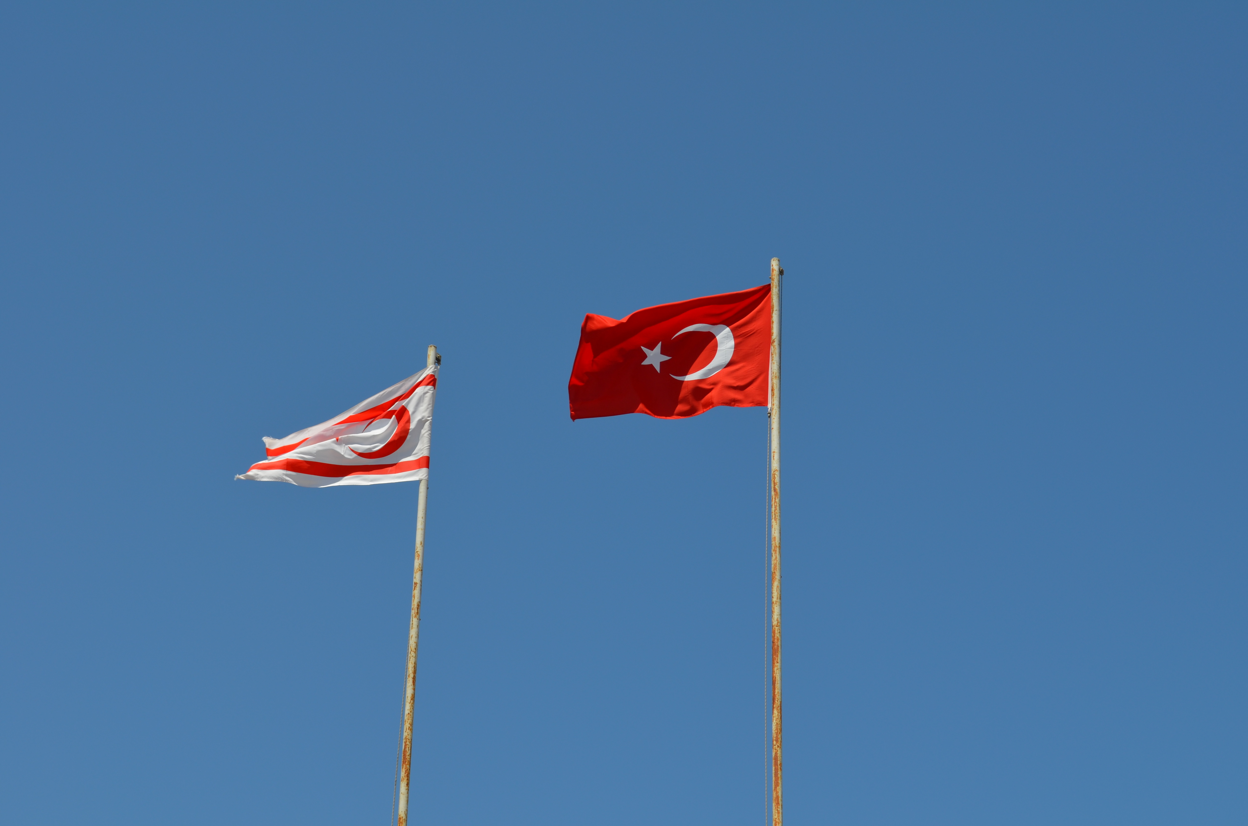 Flagge Nordzypern, Flagge Türkei