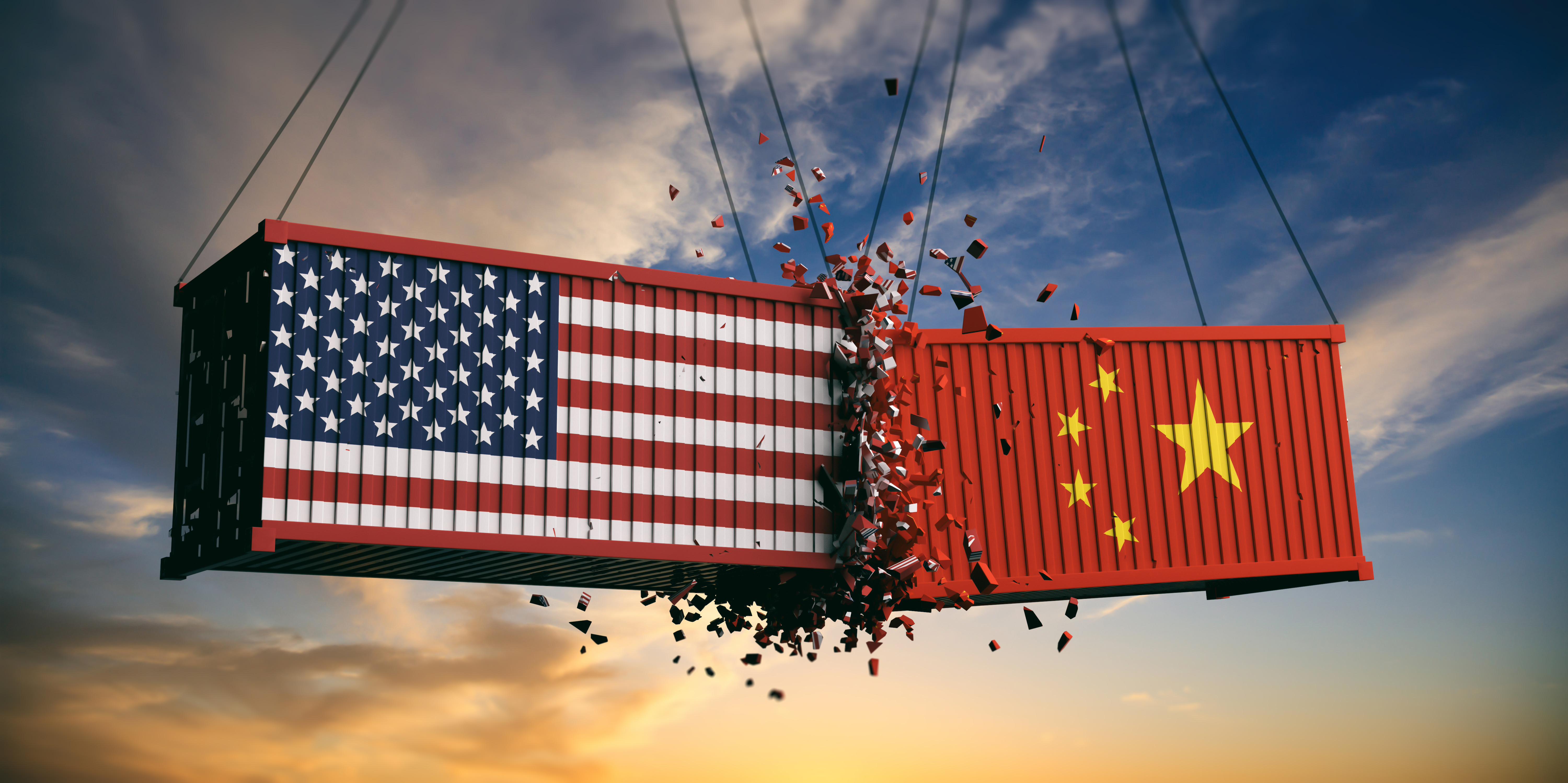 USA und China: Wirtschaftskrieg