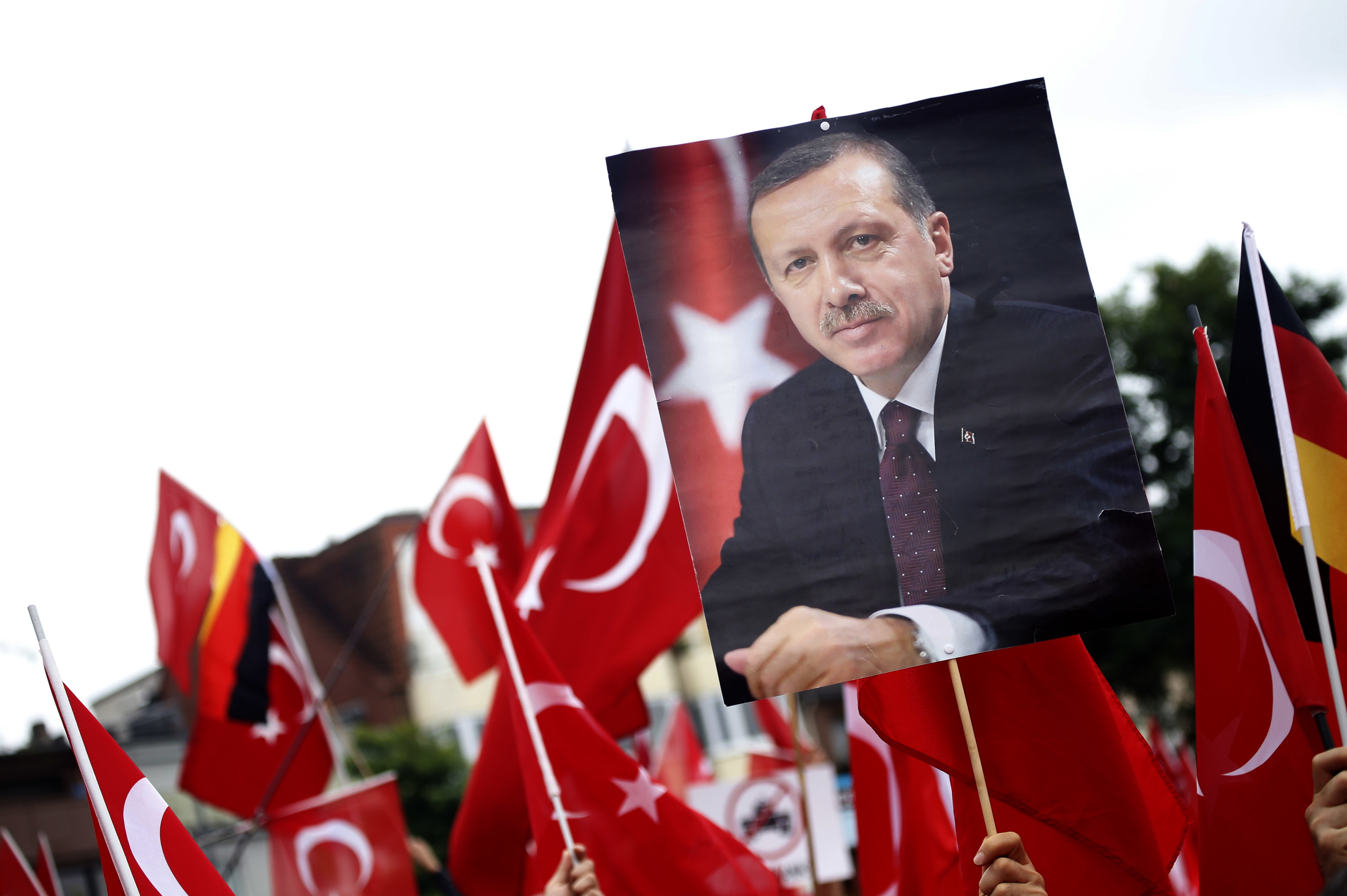 Erdogan-Anhänger veranstalten Großdemo in Köln, 31.07.2016
