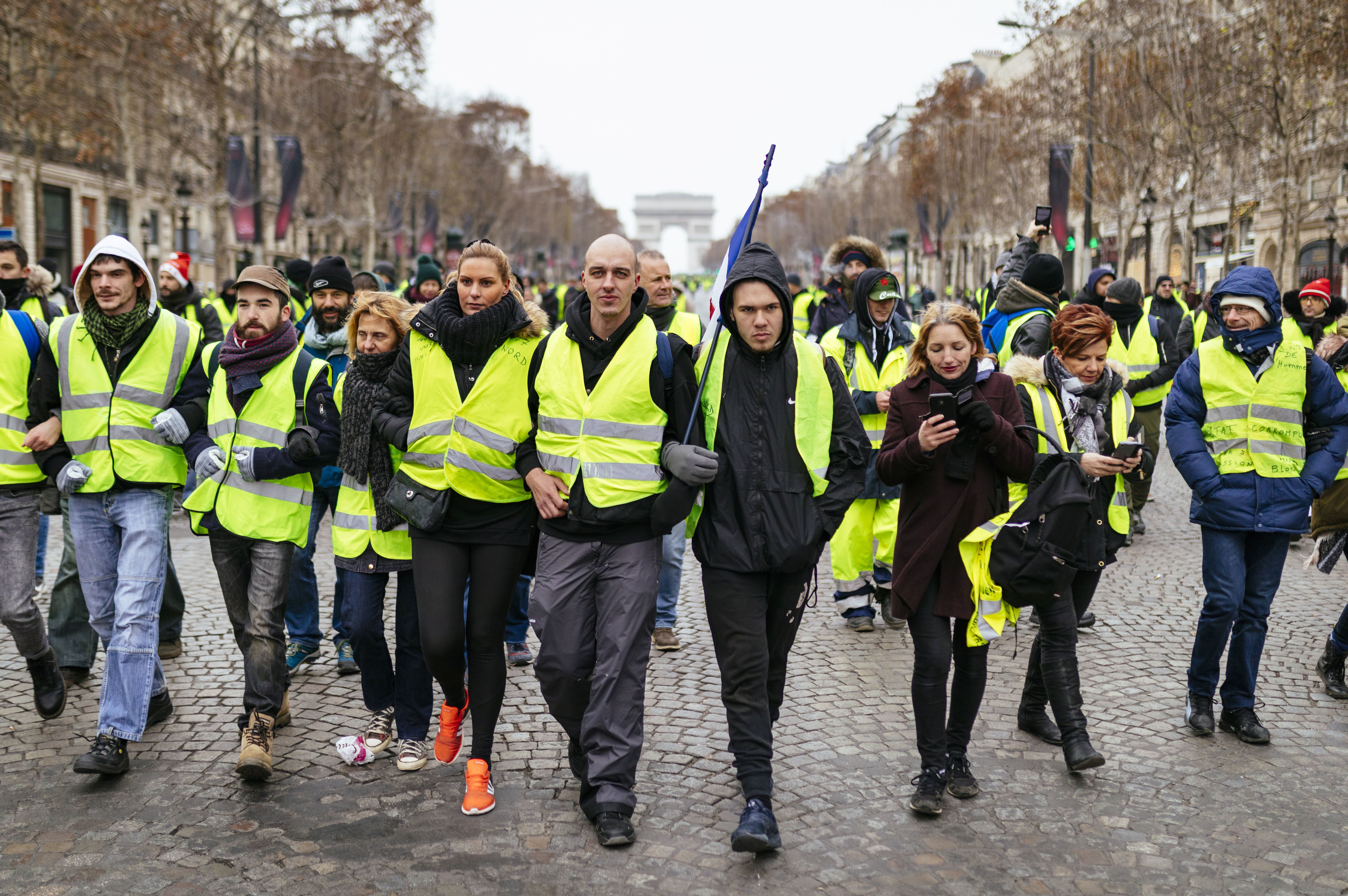 15.12.2018: Gelbwesten-Protest in Paris