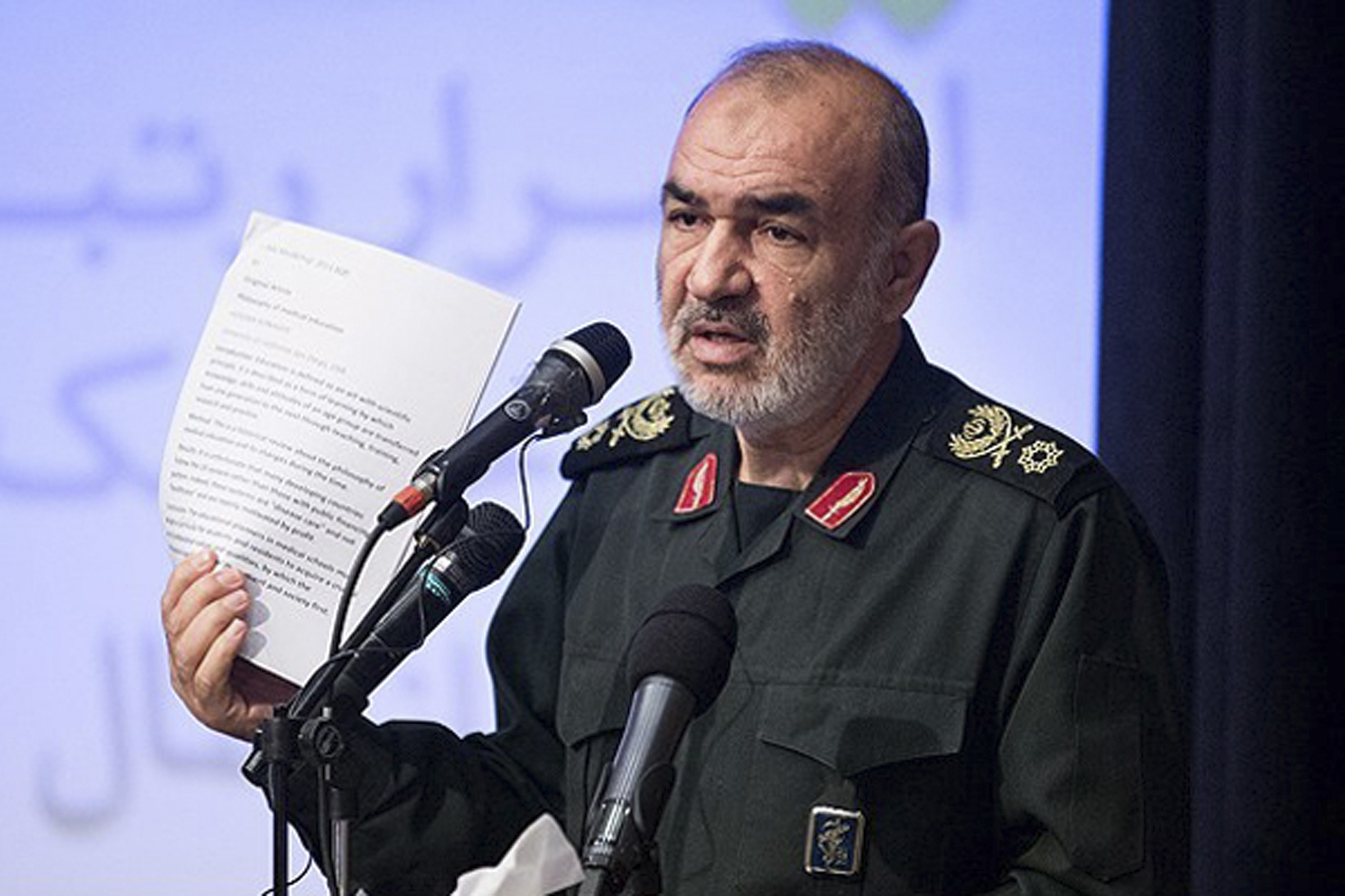 Chef der iranischen Revolutionsgarden, General Hossein Salami