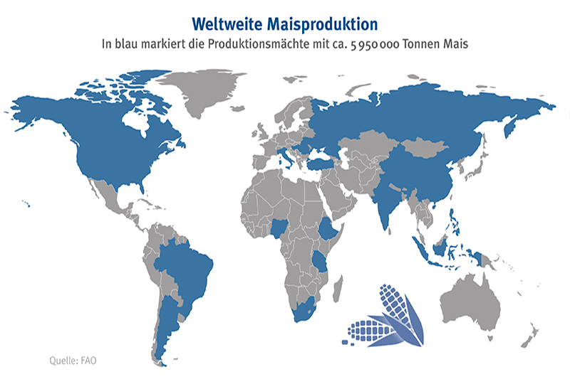 Weltweite Maisproduktion