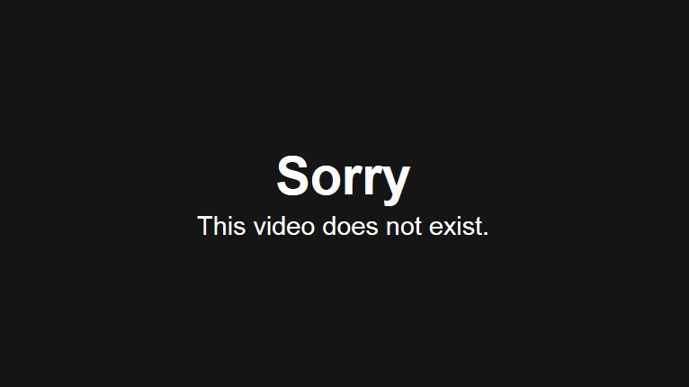 Sorry This video does not exist