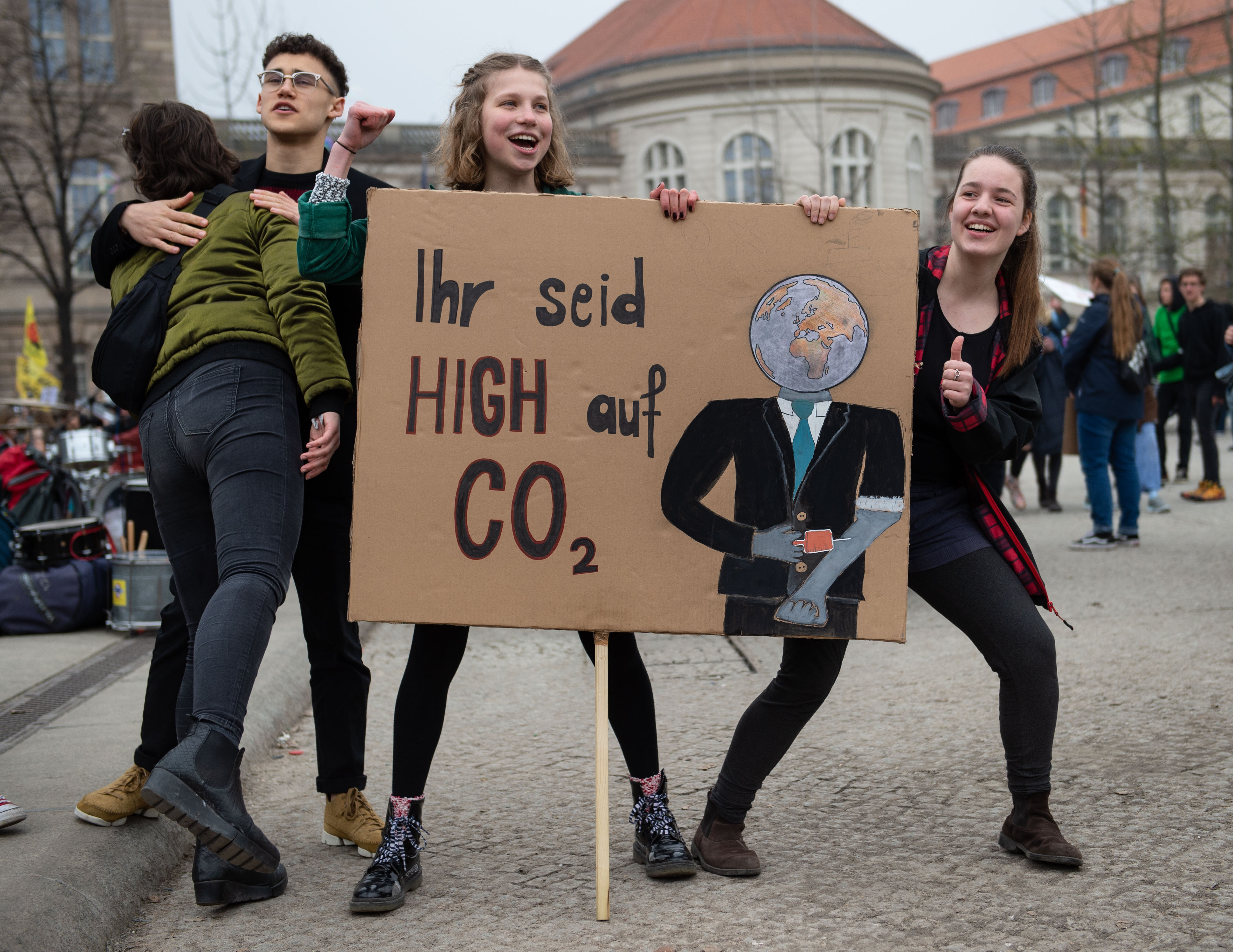 Junge Klimademonstranten, „Fridays for Future“ – Berlin
