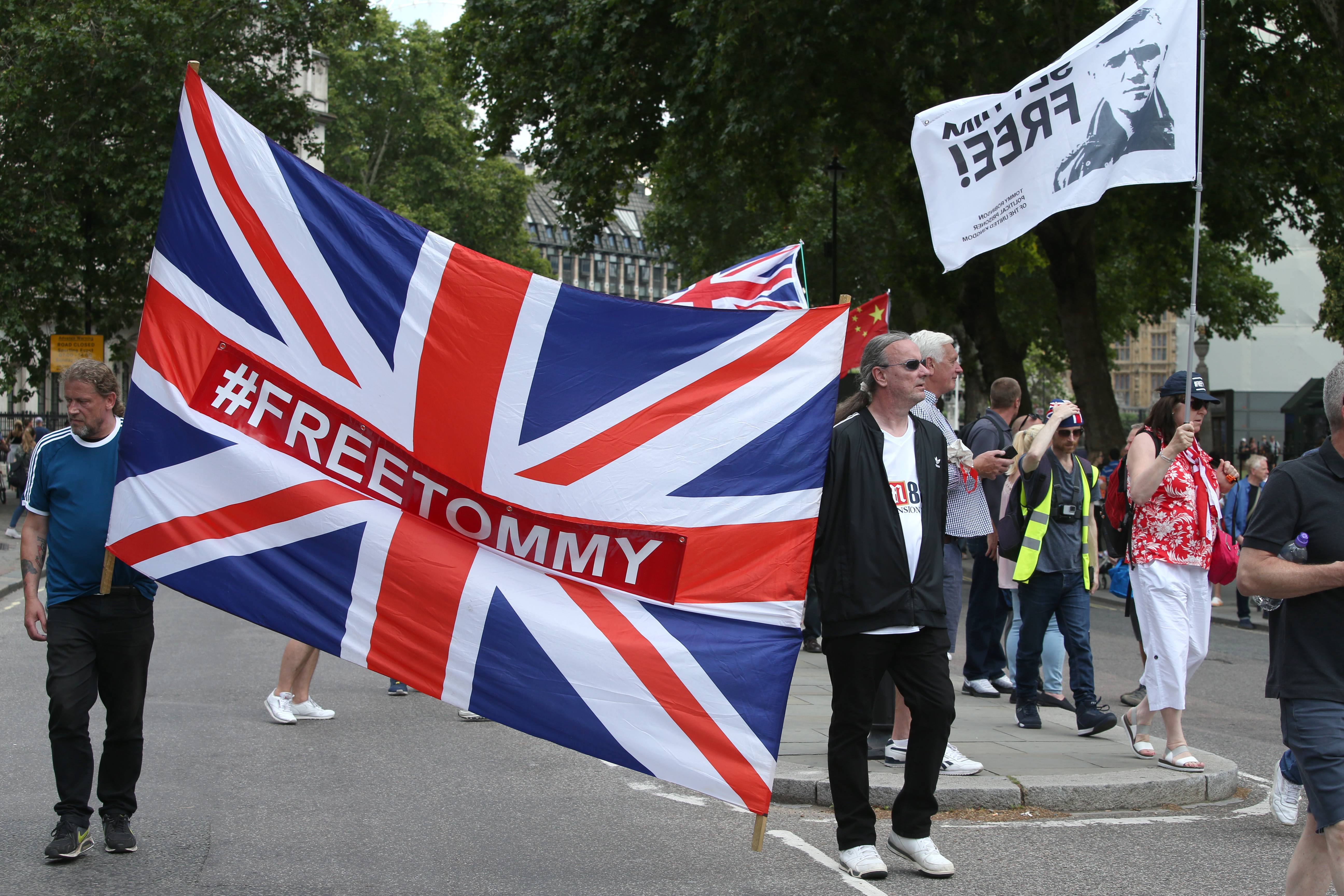 Tommy Robinson Demo in London