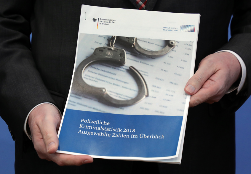 Horst Seehofer stellt die Polizeiliche Kriminalstatistik (PKS) für das Jahr 2018 vor