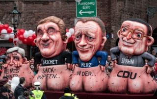 dpa130258663_rosenmontag_spahn_laschet_merz_roettgen